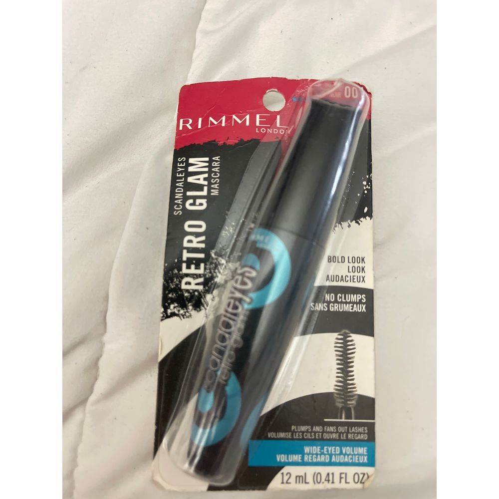 Rimmel‎ London Retro Glam Scandaleyes Mascara Black Waterproof Volumizing O-4
